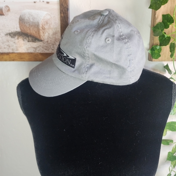Lance Aviation Gray Velcro Baseball Hat - Picture 4 of 7
